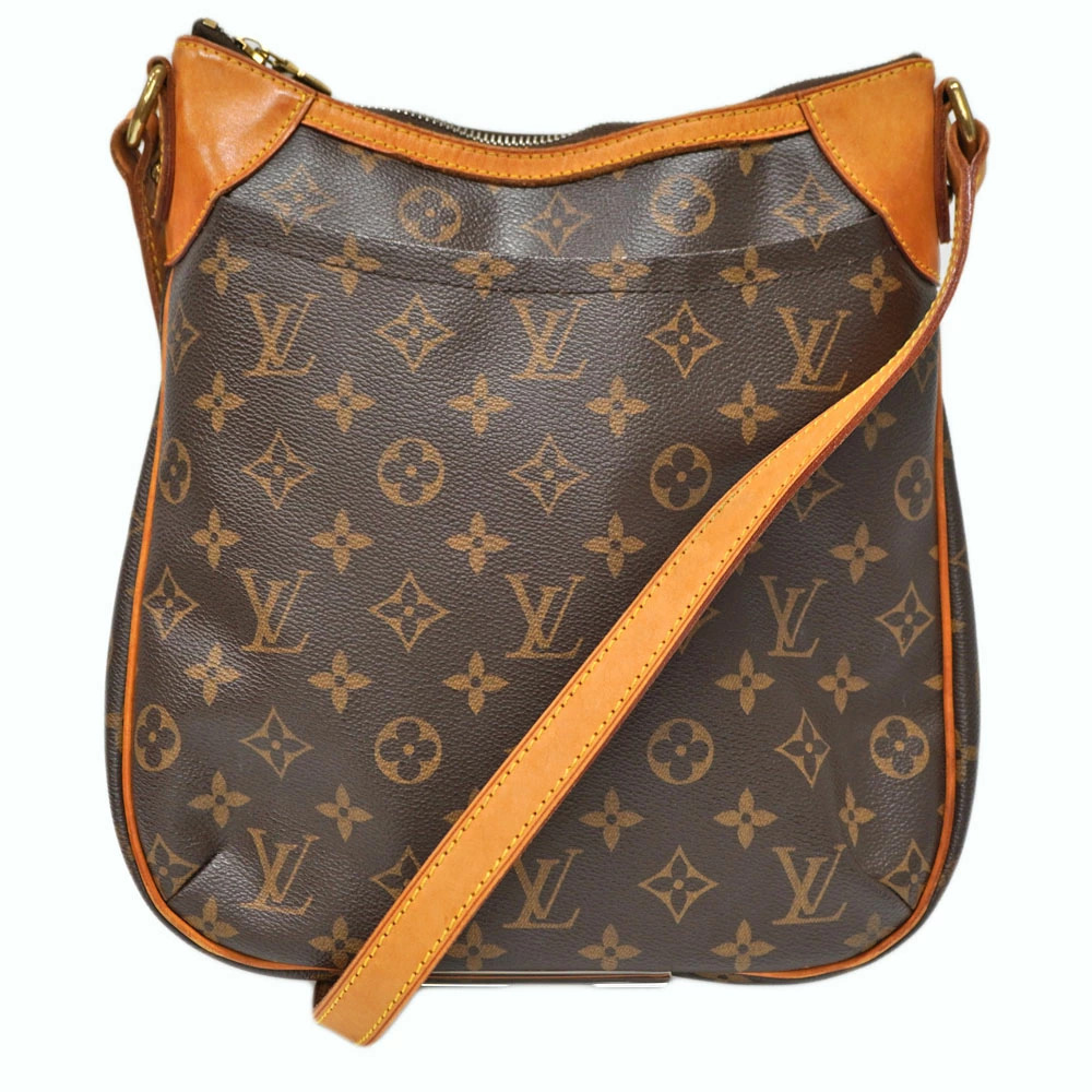 LOUIS VUITTON Odeon Bag Monogram Canvas Brown Shoulder LV